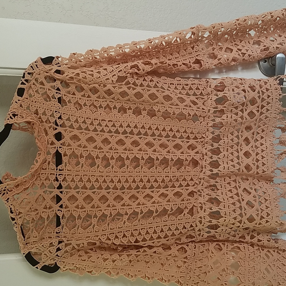 Nylon Boho Long Sleeve Blouse